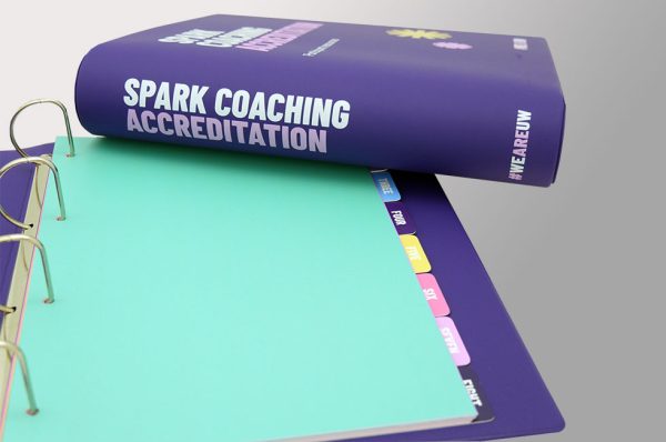 A4+ Purple PVC Curved Spine Ring Binder
