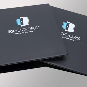 A4+ Navy Blue PVC Ring Binder