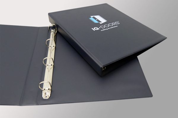 A4+ Navy Blue PVC Ring Binder