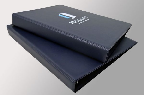 A4+ Navy Blue PVC Ring Binder