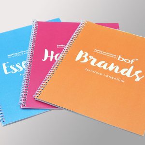 Custom Size Portrait Spiral Bound Book