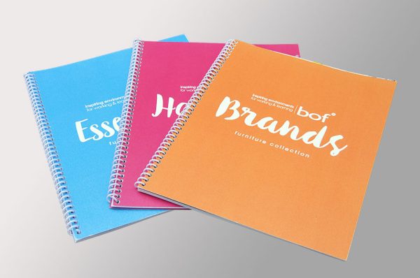 Custom Size Portrait Spiral Bound Book