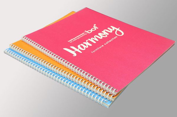 Custom Size Portrait Spiral Bound Book