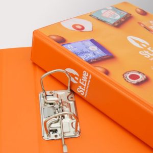 A4 Orange PVC Lever Arch Binder
